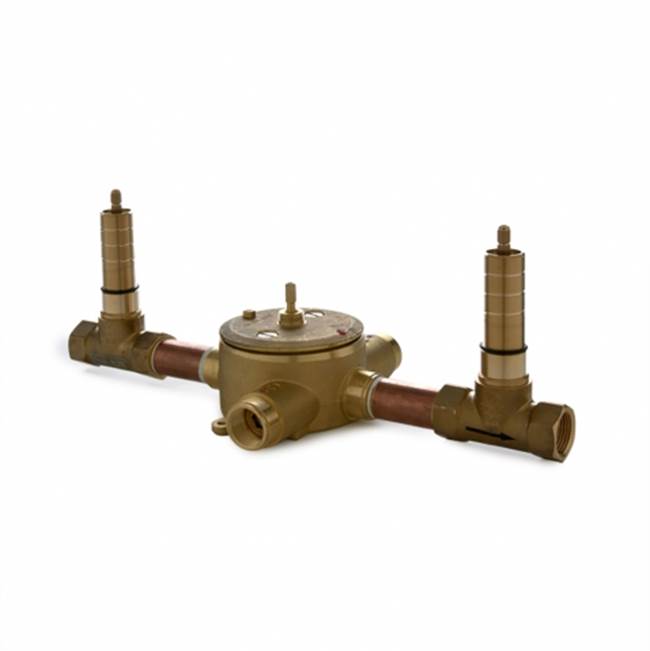 Waterworks Henry Thermostatic Valve with Two Integrated Volume Control Valves
