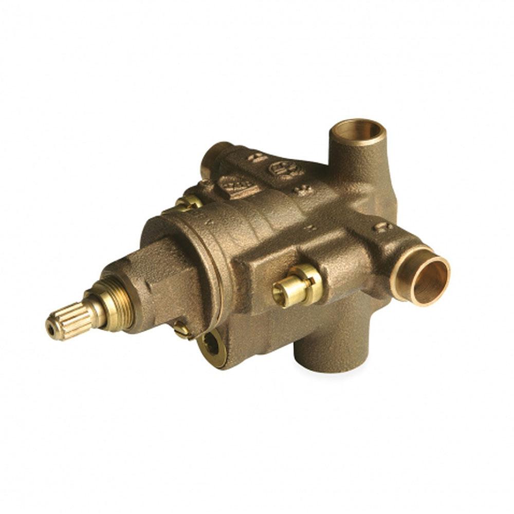 Waterworks Universal Pressure Balance Valve with Integrated Diverter for Tub/Shower Combination