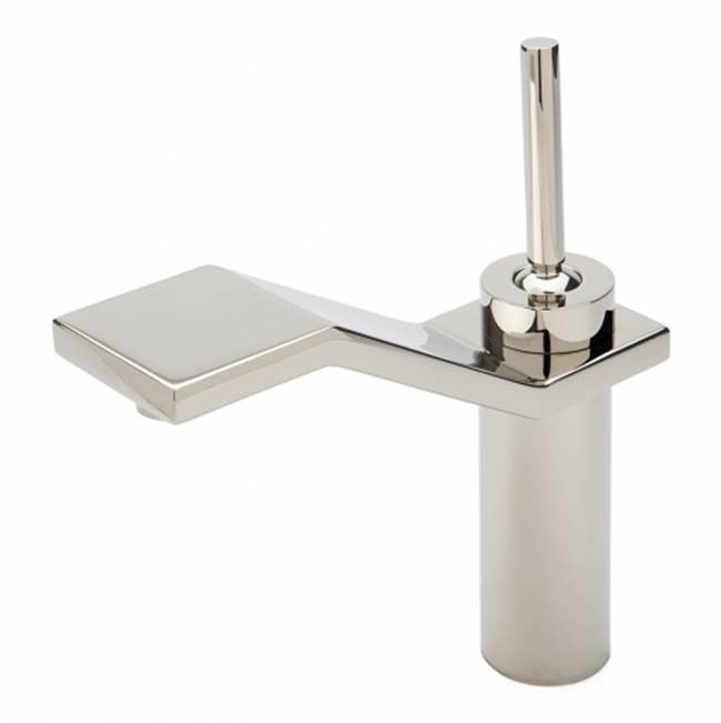 Waterworks Formwork One Hole High Profile Bar Faucet, Metal Joystick Handle in Dark Brass, 1.75gpm