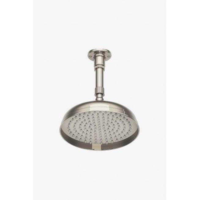 Waterworks DISCONTINUED Regulator Ceiling Mounted 10'' Shower Rose, Arm and Flange in Copper, 1.75gpm