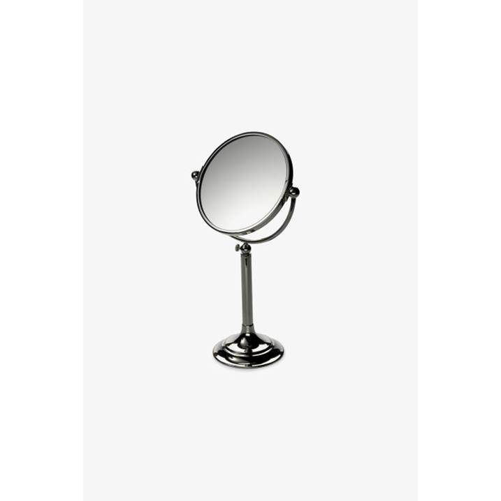 Waterworks Essentials Freestanding Adjustable Tall 7 1/4'' dia. Magnifying Mirror in Chrome