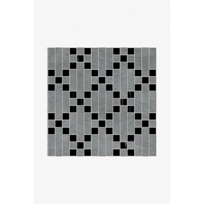 Waterworks Luminaire Crossweave Mosaic in Stone Group 1 with Accents in Group 2 and 3 (Assembled)