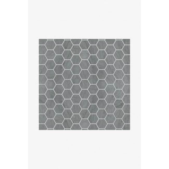 Waterworks Luminaire 3cm Hexagon Mosaic in Athens Grey