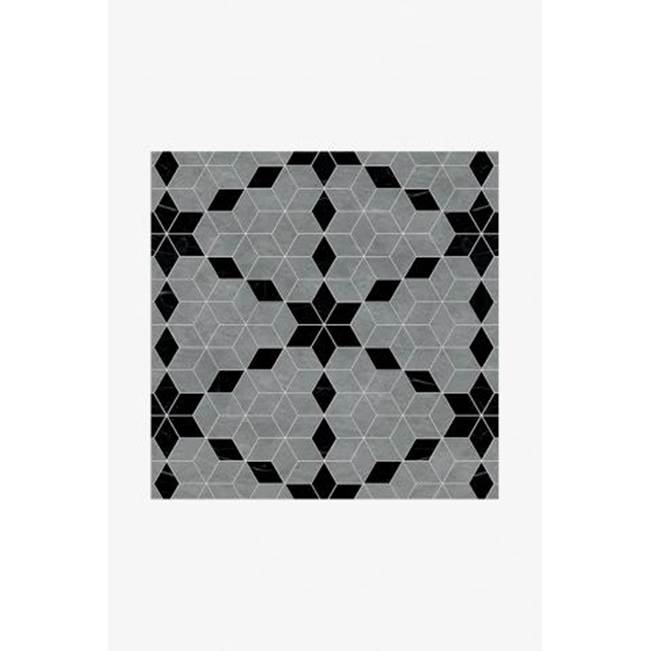 Waterworks Luminaire Morning Star Mosaic in Stone Group 2 with Accents in Group 1 and 3 (Assembled)