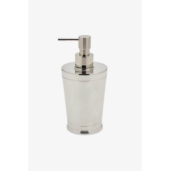 Waterworks Canter Soap Dispenser in Pewter