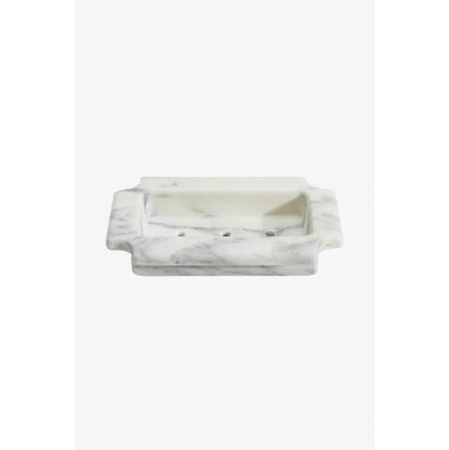 Waterworks Essentials Single Soap Dish Only for Bathrack in Carrara