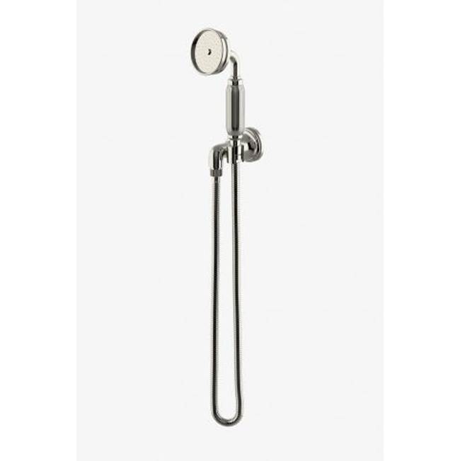 Waterworks Foro Handshower on Hook with Metal Handle in Gold, 1.75gpm (6.6L/min)