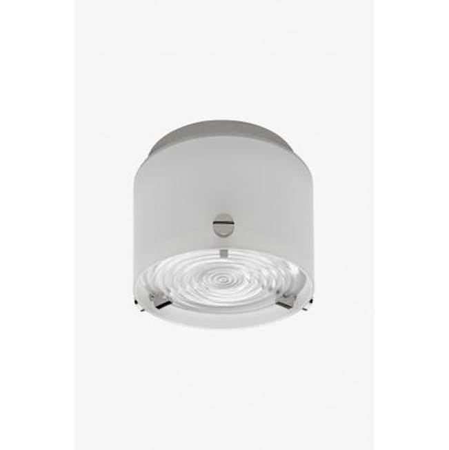 Waterworks Phoebe Small Ceiling Flush Mount with Glass Shade in Chrome