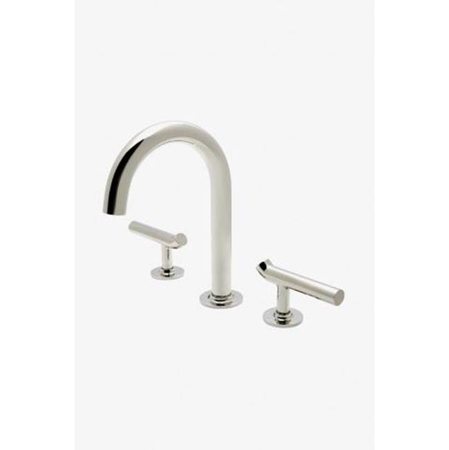 Waterworks COMMERCIAL ONLY Bond Solo Series Gooseneck Lavatory Faucet with Lever Handles in Matte Brown, 1.2gpm (4.5L/min)