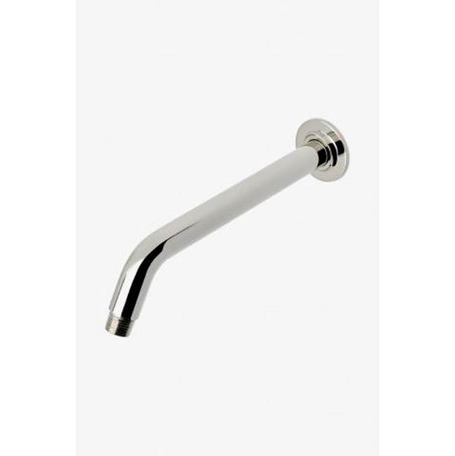 Waterworks COMMERCIAL ONLY Bond Wall Mounted 10 1/2'' Shower Arm and Flange in Matte Black