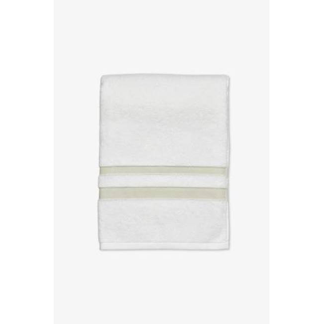 Waterworks Fita Bath Towel in White/Cream