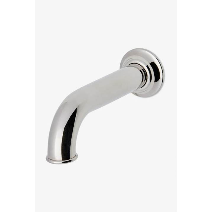 Waterworks Riverun Wall Mounted Tub Spout in Burnished Nickel
