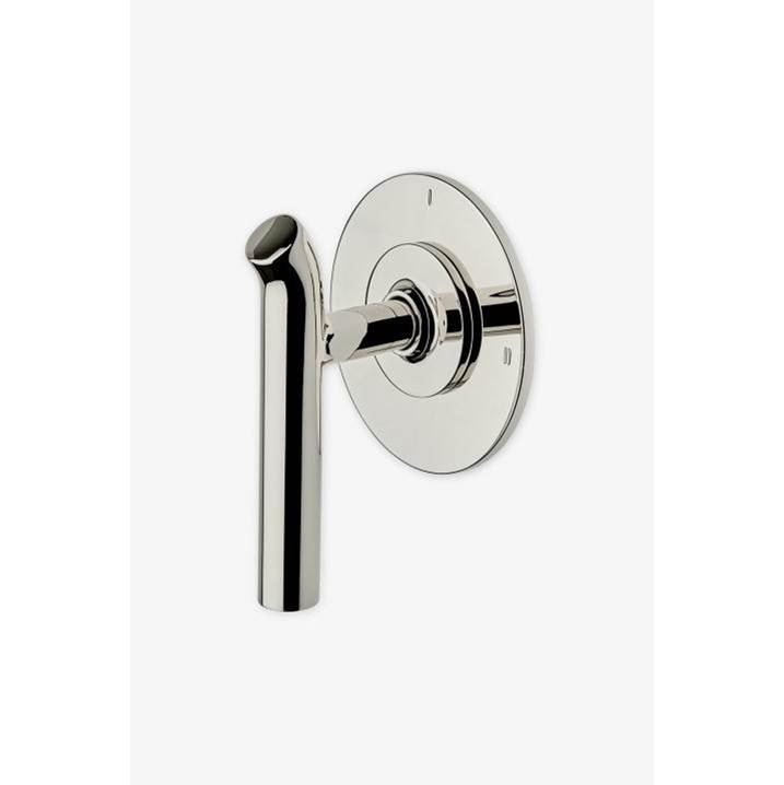 Waterworks Commercial Only Bond Solo Series Two Way Pressure Balance Diverter Trim with Roman Numerals and Lever Handle in Brass
