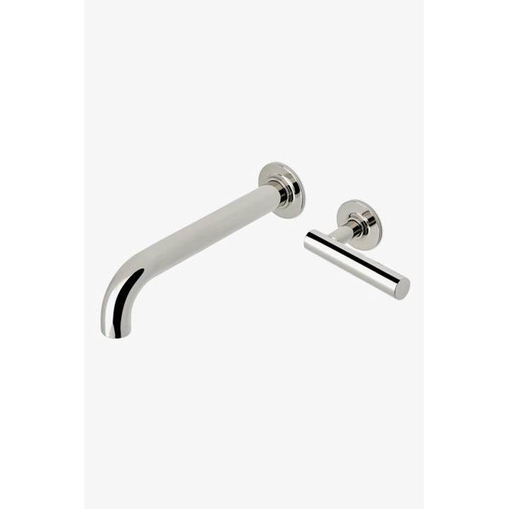 Waterworks DISCONTINUED Bond  Solo Series Wall Mounted Lavatory Faucet with Single Straight Lever Handle in Burnished Nickel, 1.2gpm (4.5L/min)