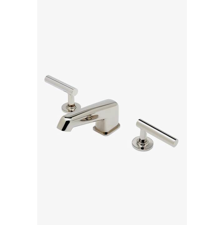 Waterworks Bond Solo Series Lavatory Faucet with Straight Lever Handles in Burnished Nickel, 1.2gpm (4.5L/min)