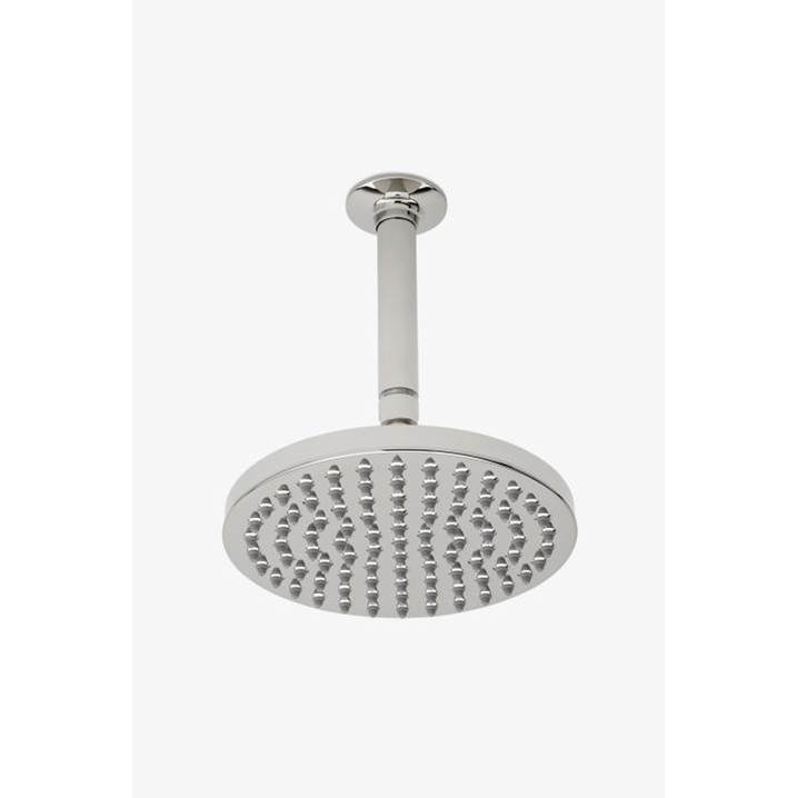 Waterworks .25 8'' Rain Showerhead with 6'' Ceiling Mounted Shower Arm in Burnished Nickel, 1.75gpm (6.6L/min)
