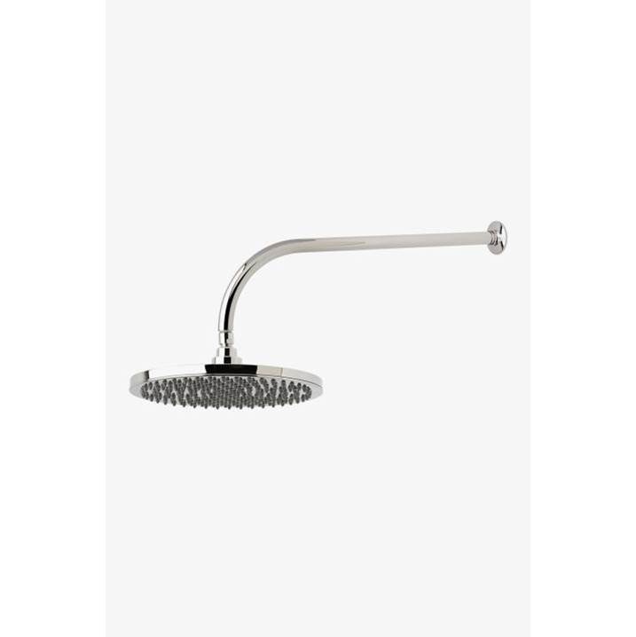 Waterworks .25 12'' Rain Showerhead with 22'' Wall Mounted 90 Degree Shower Arm in Chrome, 1.75gpm (6.6L/min)