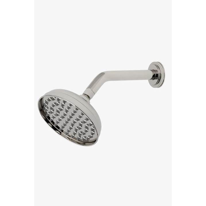 Waterworks Boulevard 6'' Showerhead with 8'' Wall Mounted 45 Degree Shower Arm in Burnished Brass, 1.75gpm (6.6L/min)