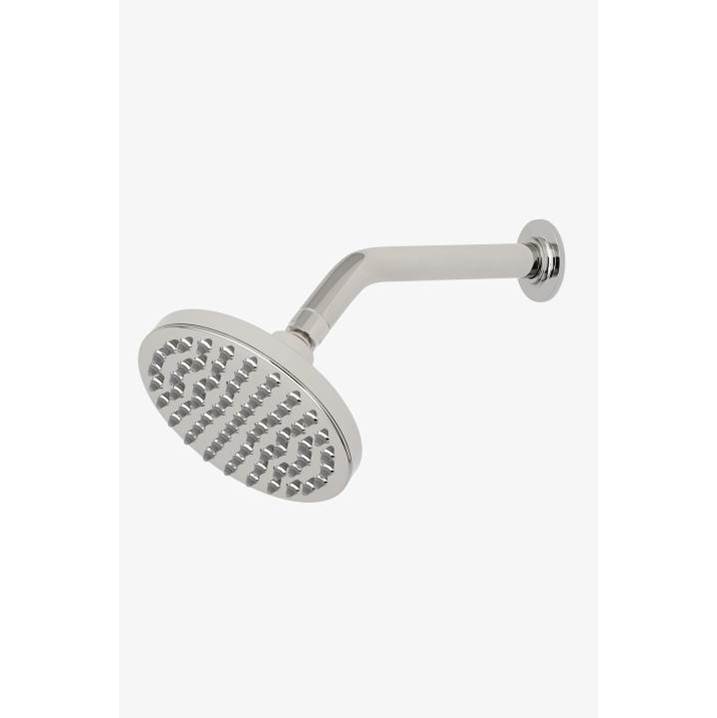 Waterworks Bond 6'' Showerhead with 8'' Wall Mounted 45 Degree Shower Arm in Nickel, 1.75gpm (6.6L/min)
