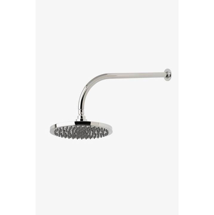 Waterworks Bond 10'' Rain Showerhead with 18'' Wall Mounted 90 Degree Shower Arm in Chrome, 1.75gpm (6.6L/min)