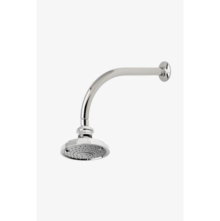 Waterworks Dash 5'' Showerhead with Adjustable Spray with 12'' Wall Mounted 90 Degree Shower Arm in Nickel, 1.75gpm (6.6L/min)