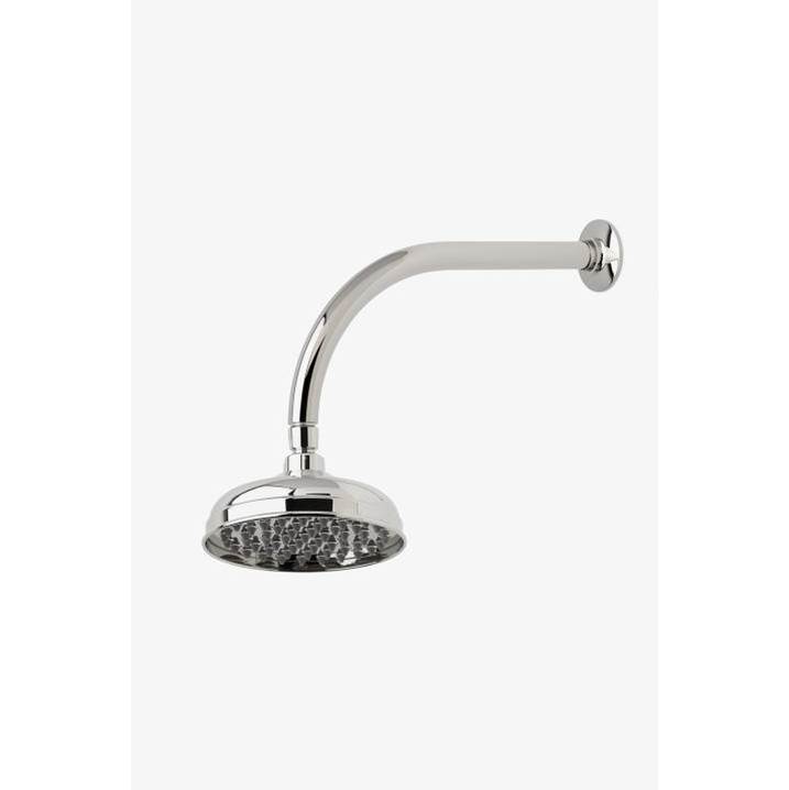 Waterworks Easton 6'' Showerhead with 12'' Wall Mounted 90 Degree Shower Arm in Matte Nickel, 1.75gpm (6.6L/min)