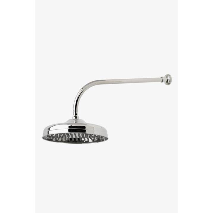 Waterworks Foro 12'' Rain Showerhead with 22'' Wall Mounted 90 Degree Shower Arm in Burnished Nickel, 1.75gpm (6.6L/min)