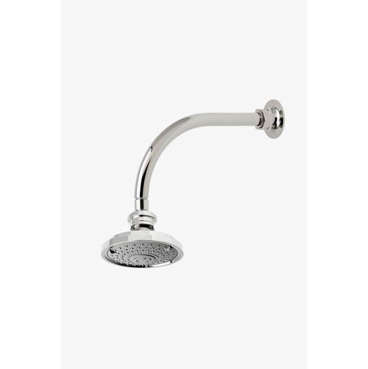 Waterworks Henry 5'' Showerhead with Adjustable Spray with 12'' Wall Mounted 90 Degree Shower Arm in Burnished Nickel, 1.75gpm (6.6L/min)