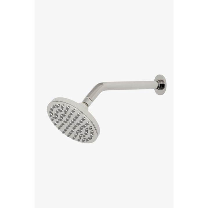 Waterworks DISCONTINUED Isla 6'' Showerhead with 10'' Wall Mounted 45 Degree Shower Arm in Gold, 1.75gpm (6.6L/min)