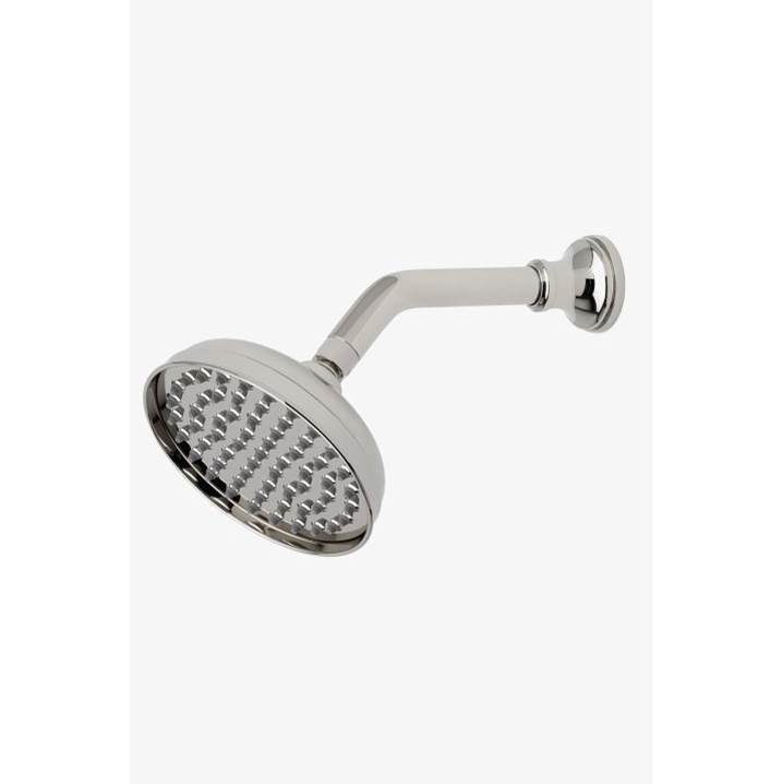 Waterworks Julia 6'' Showerhead with 8'' Wall Mounted 45 Degree Shower Arm in Matte Gold, 1.75gpm (6.6L/min)