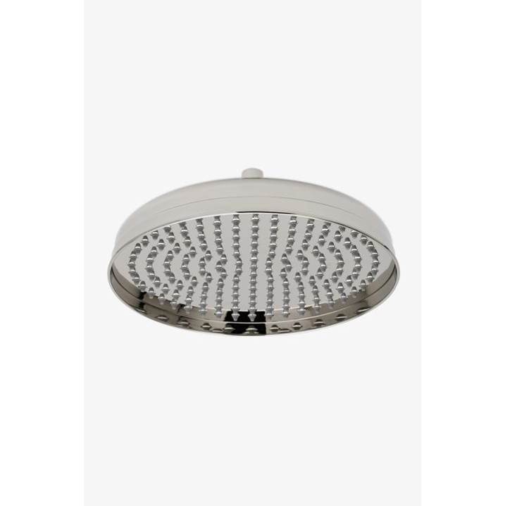 Waterworks COMMERCIAL ONLY Universal Classic 12'' Rain Showerhead in Dark Nickel PVD, 1.75gpm (6.6L/min)