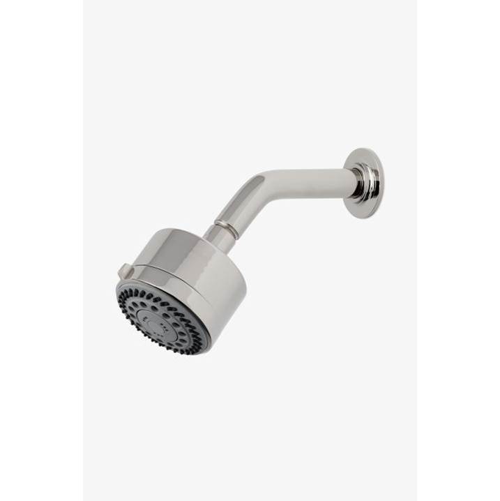 Waterworks Bond 3 1/4'' Showerhead with Adjustable Spray with 6'' Wall Mounted 45 Degree Shower Arm in Chrome, 1.75gpm (6.6L/min)