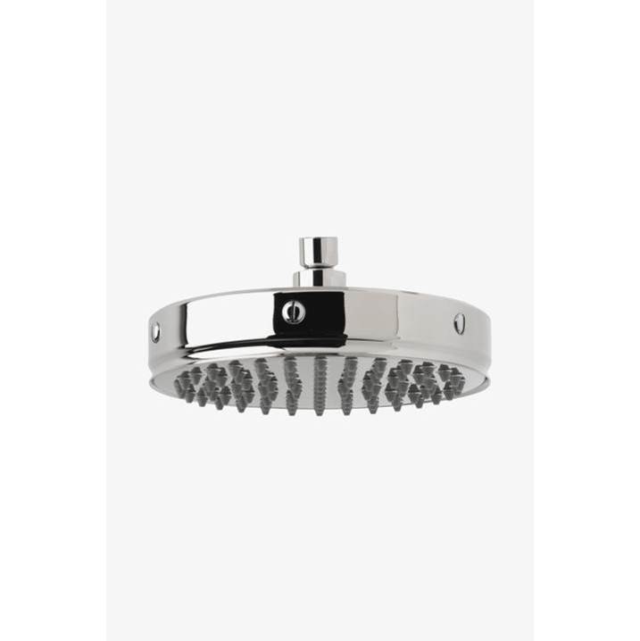 Waterworks Universal Specialty 8 1/2'' Rain Showerhead with Exposed Slotted Screws in Burnished Nickel, 1.75gpm (6.6L/min)