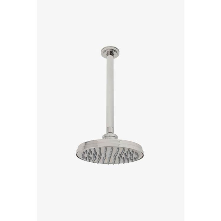 Waterworks Aero 8'' Rain Showerhead with 12'' Ceiling Mounted Shower Arm in  Burnished Nickel, 1.75gpm (6.6L/min)