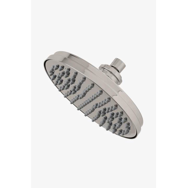 Waterworks COMMERCIAL ONLY Universal Transitional 8'' Rain Showerhead in Dark Nickel PVD, 1.75gpm (6.6L/min)