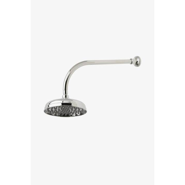 Waterworks Foro 8'' Rain Showerhead with 18'' Wall Mounted 90 Degree Shower Arm in Burnished Nickel, 1.75gpm (6.6L/min)