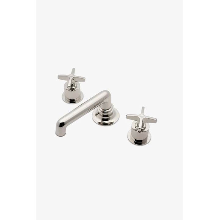Waterworks Henry Chronos Lavatory Faucet with Cross Handles in Burnished Nickel, 1.2gpm (4.5 L/min)