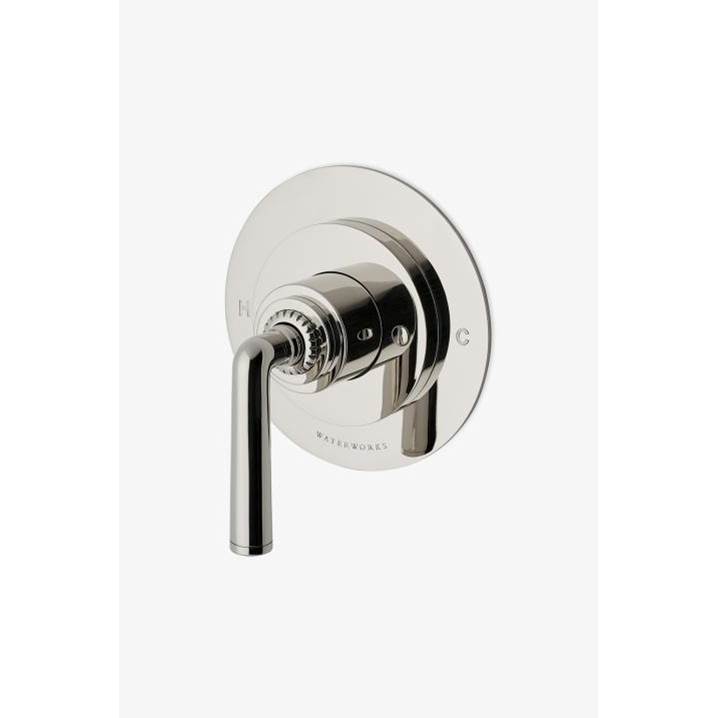 Waterworks COMMERCIAL ONLY Henry Chronos Pressure Balance Valve Trim with Lever Handle in Chrome