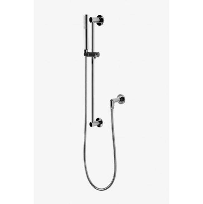 Waterworks Studio COMMERCIAL ONLY Flyte Handshower On Bar with Metal Handle in Chrome, 1.5gpm