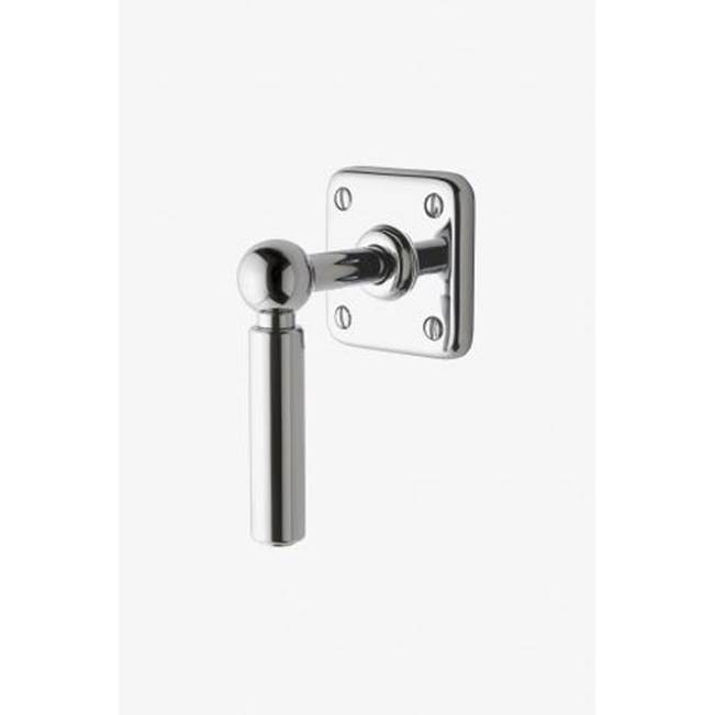 Waterworks Studio COMMERCIAL ONLY Ludlow Volume Control Valve Trim with Lever Handle in Brass PVD