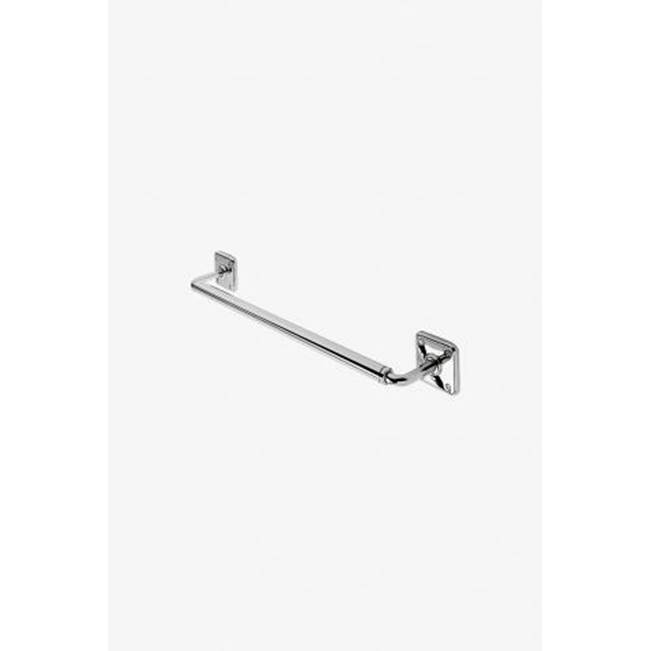 Waterworks Studio COMMERCIAL ONLY Ludlow 18'' Single Towel Bar in Gold PVD