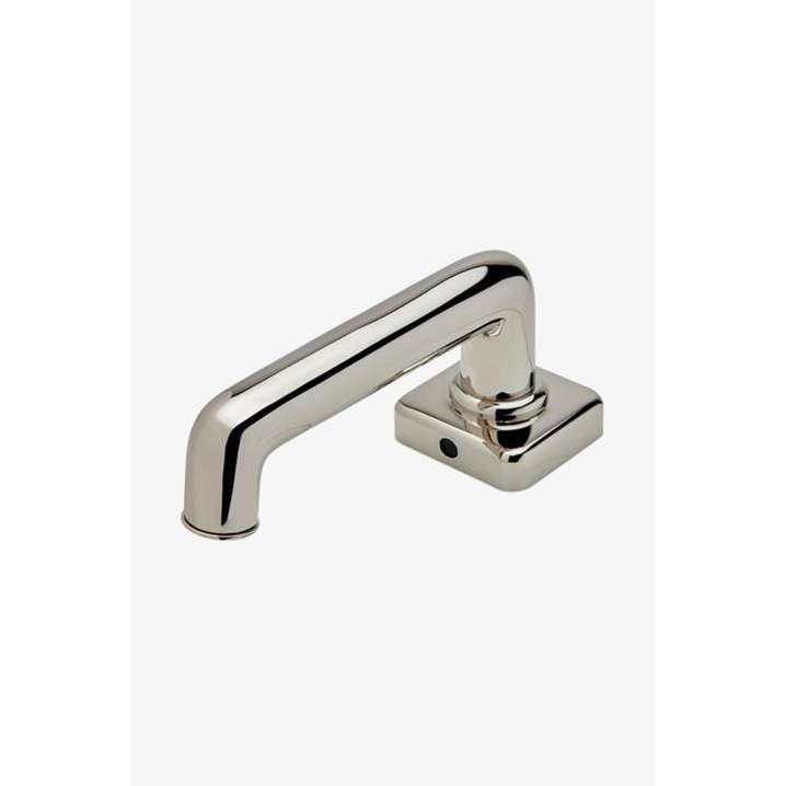 Waterworks Studio COMMERCIAL ONLY Ludlow Touchless Battery Operated Lavatory Faucet in Matte Gold PVD, 0.35 gpm (1.3L/min)