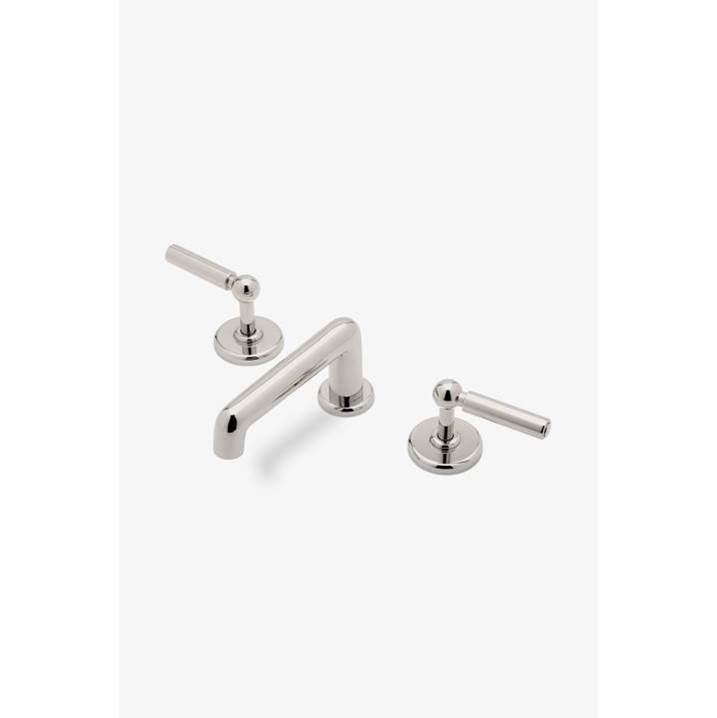 Waterworks Studio COMMERCIAL ONLY Ludlow Volta Lavatory Faucet with Lever Handles in Nickel, 1.0gpm (3.8L/m)