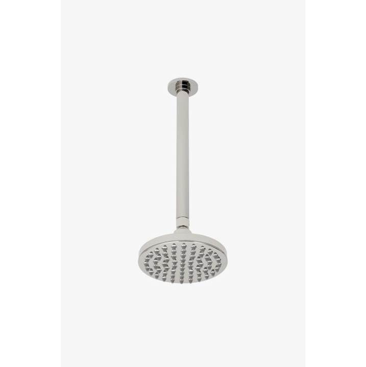 Waterworks Studio Flyte 6'' Showerhead with 12'' Ceiling Mounted Shower Arm in Chrome, 1.75gpm (6.6L/min)
