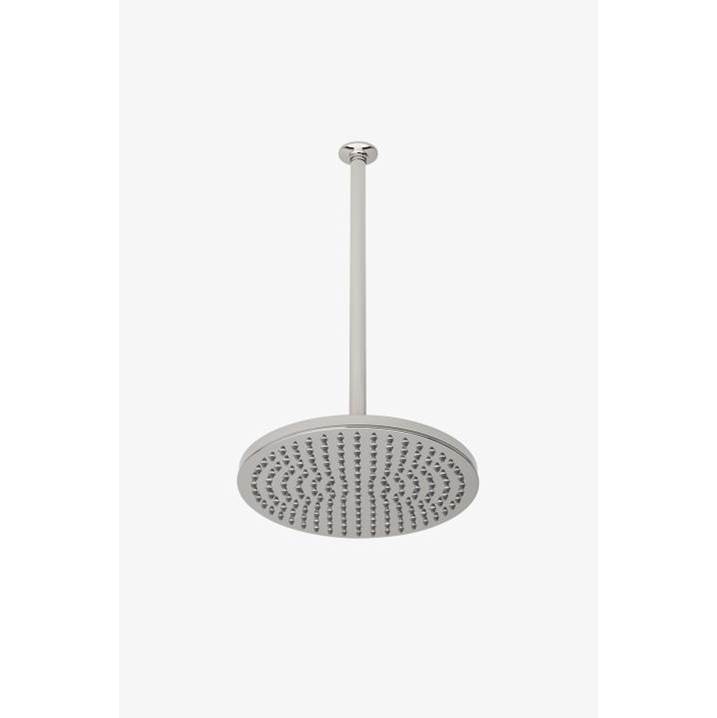 Waterworks Studio Ludlow Volta 12'' Rain Showerhead with 18'' Ceiling Mounted Shower Arm in Copper, 1.75gpm (6.6L/min)