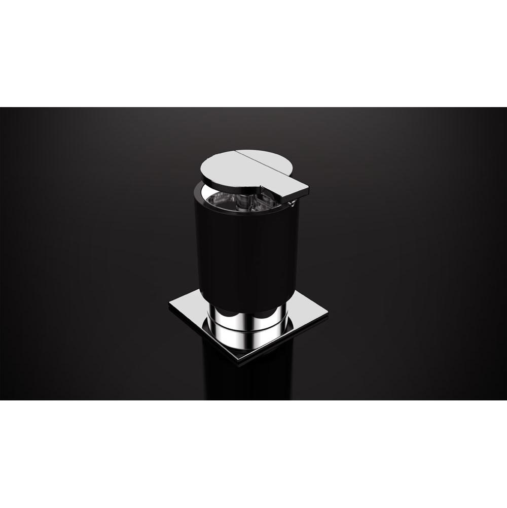 Zen Design Miss by Zen Soap Dispenser W 3 1/2'' x D 3 3/4'' x H 4 3/4'' Black